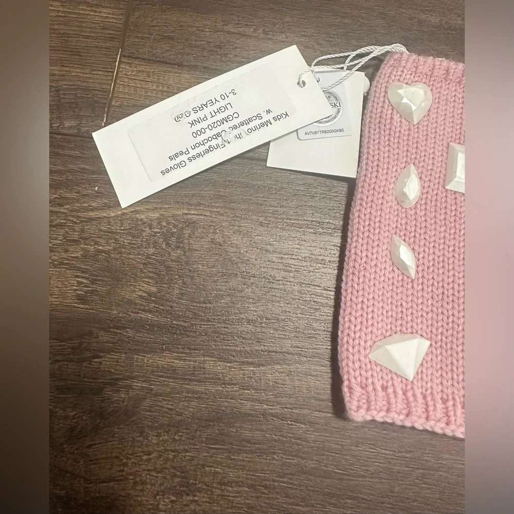 Girl's Carolyn Rowan x Stephanie Gottlieb Merino Wool Fingerless Gloves